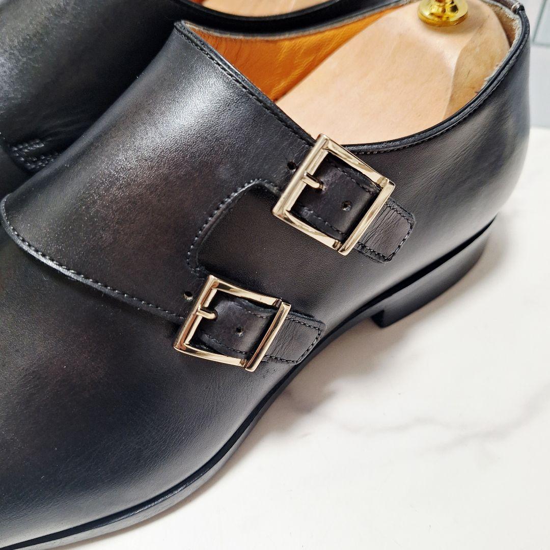 yellow☆ Santoni サントーニ ダブルモンク 25.5