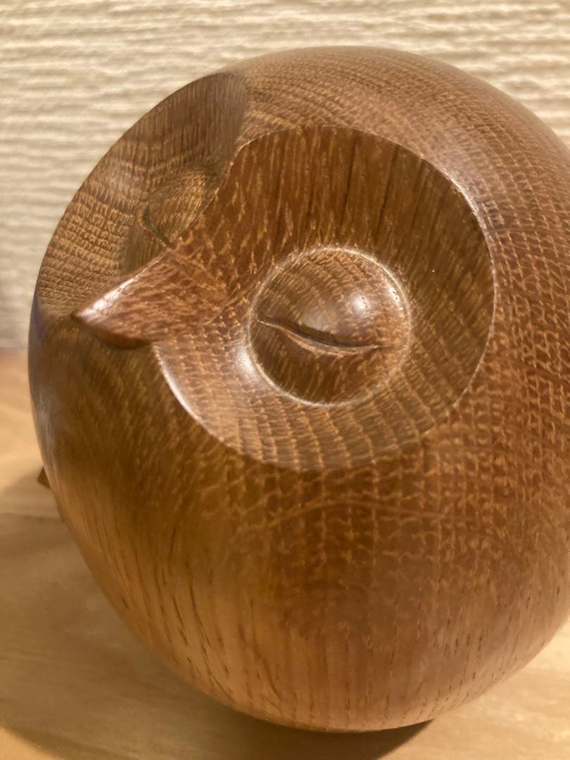 希少　HISA CRAFT　太田久幸　木の仲間たち　子持ちフクロウ　旭川クラフト