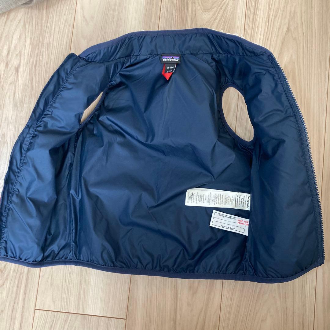 未使用　patagonia Baby Retro-X Vest ネイビー