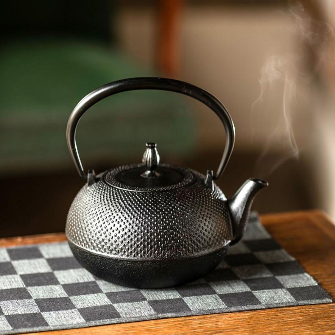 新品未使用南部鉄器 「南部鉄瓶希（のぞみ）南部池永」 1.4L | IH直火対応