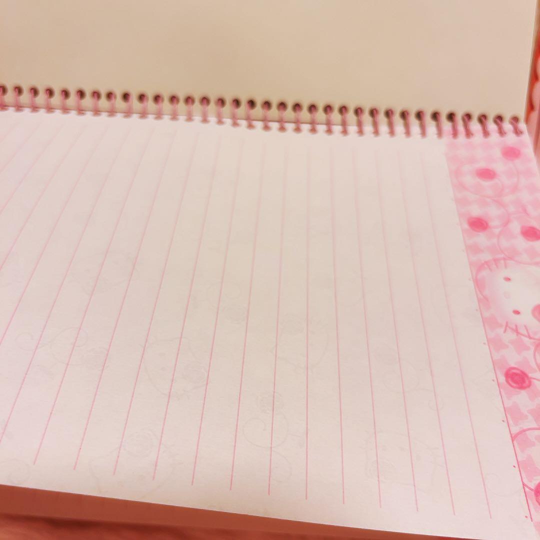 希少レア　ハローキティ　薔薇　レターセット　ノート　シール　2000 平成レトロ