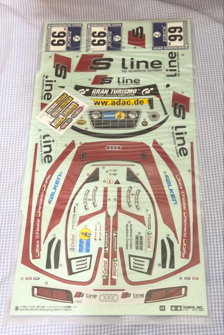 タミヤ★Audi★アウディ R8 LMSニュルブルクリンク24時間レース1/10