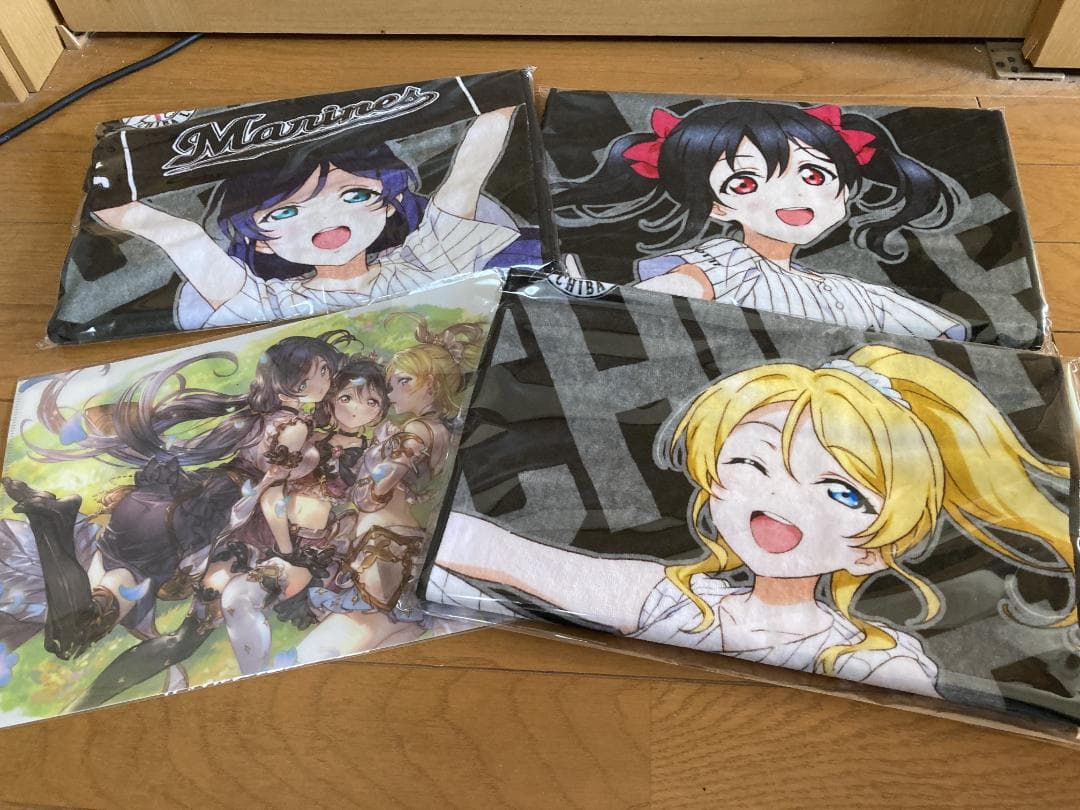 ラブライブ! 千葉ロッテマリーンズ 応援タオル クリアファイル にこ 希 絵里