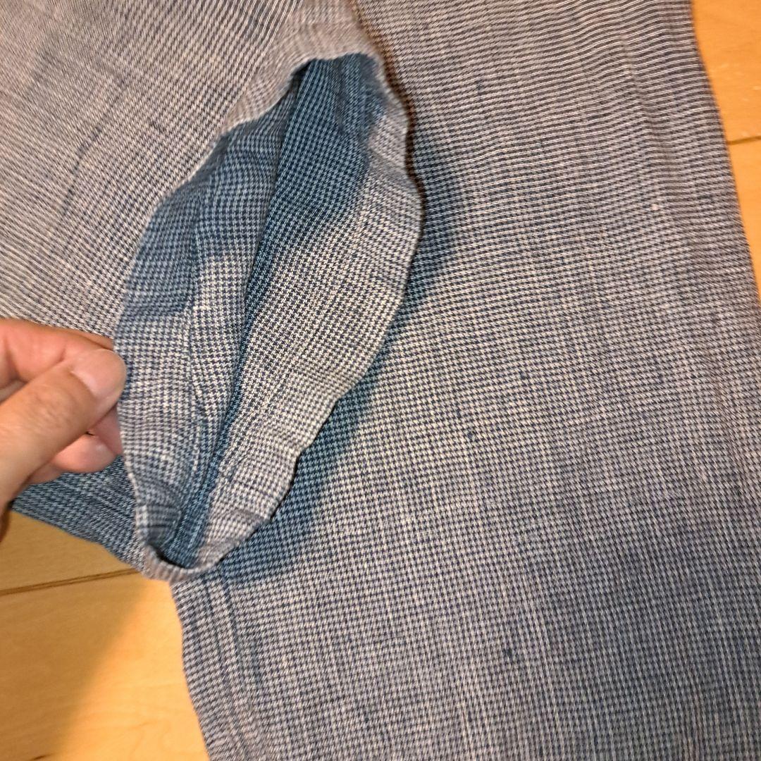 ARTS&SCIENCE チェックリネンパンツ