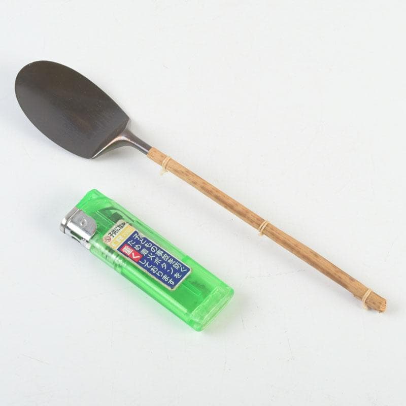 茶道具　古銅　一政堂造　伊藤政治　利休形　風炉灰匙　共箱　V　9497