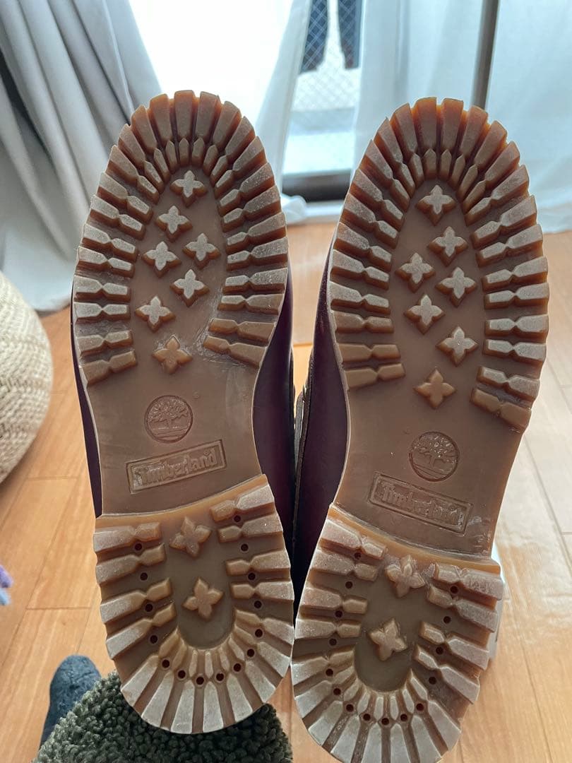 Timberland 3 eye classic lug バーガンディー