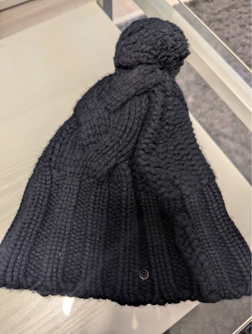 CHANEL ブラック カシミヤ ニット帽