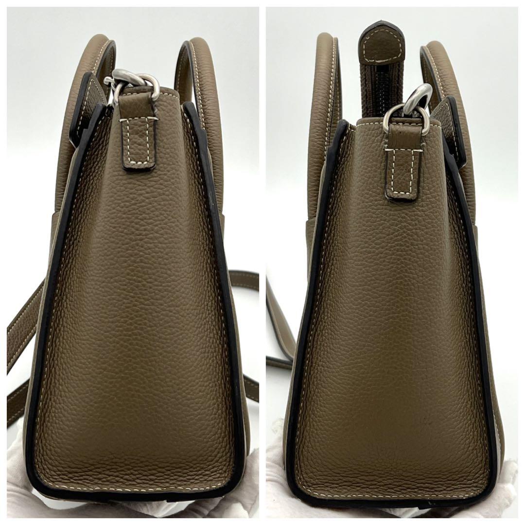 【新ロゴ・最高級美品】セリーヌ ラゲージ ナノ 2way ハンドバッグ スリ