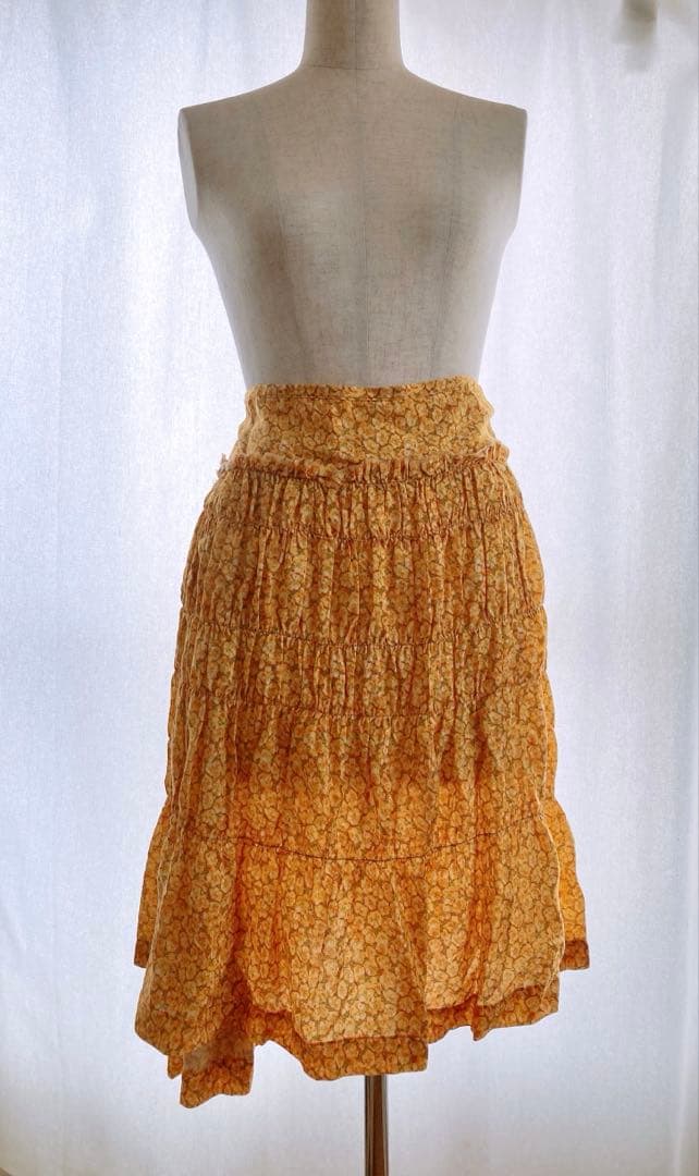 tricot COMME des GARÇONS フラワープリント スカート