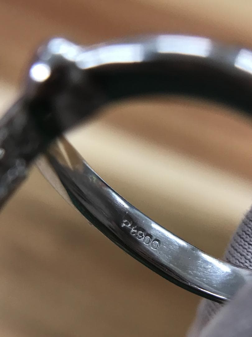 リングPT900 ダイヤモンド0.31ct #10