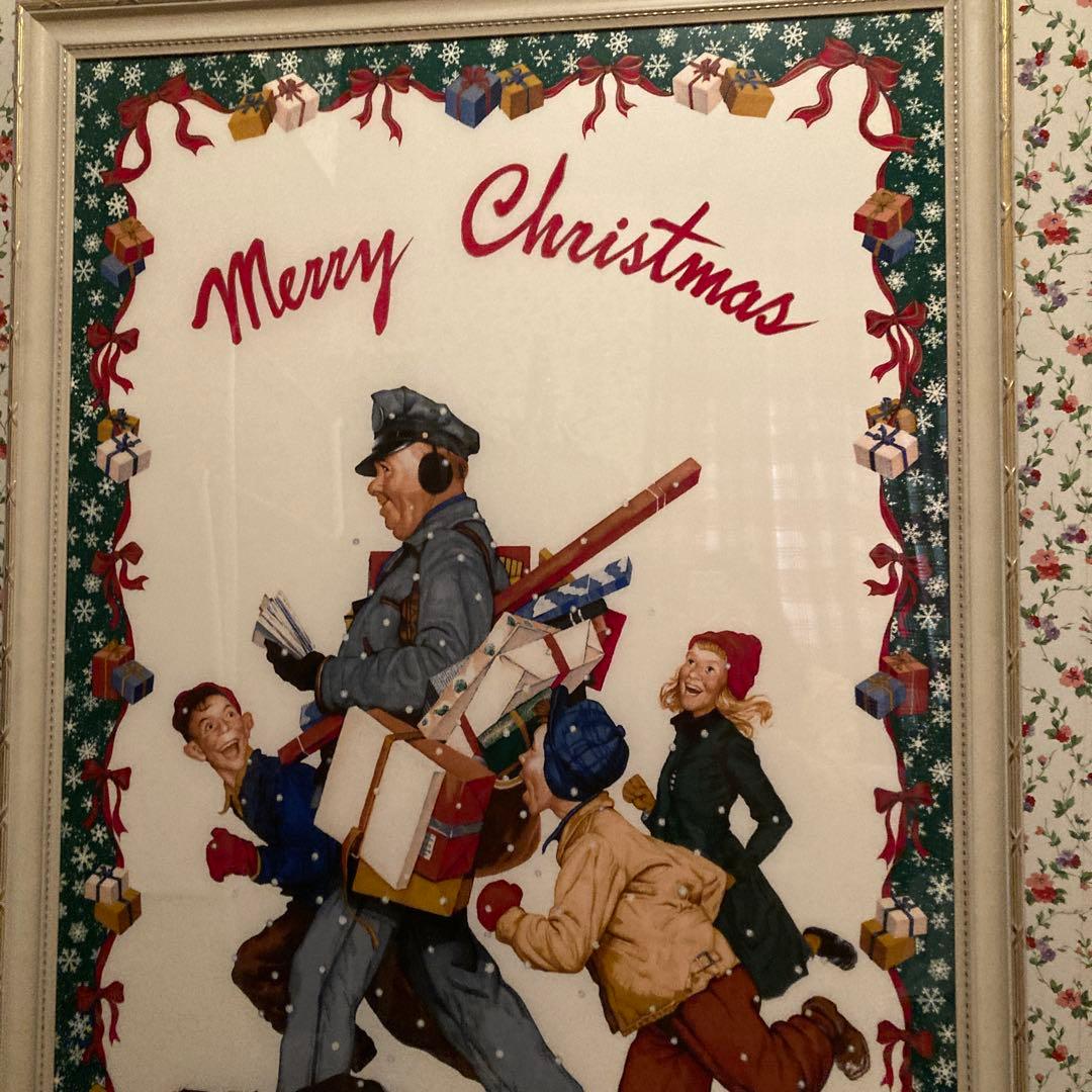 Norman Rockwell ジョリーポストマン 　メリークリスマス