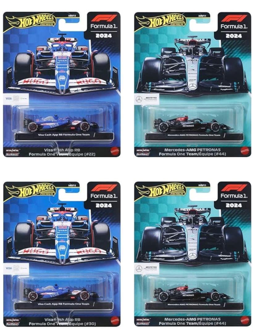 ホットウィール F1 ビザ キャッシュ App RB ペトロナス AMG 4台