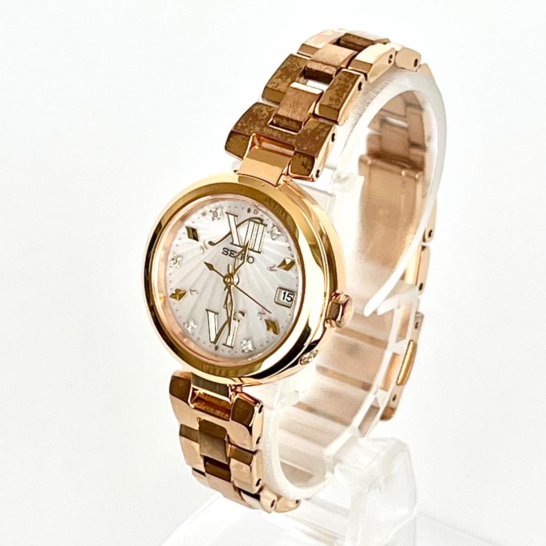 セイコー SEIKO ルキア レディース 腕時計 稼働 電波ソーラー s2047