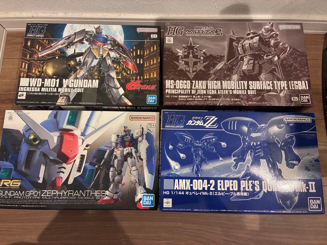 HG高機動型ザクエクバ機ターンエーガンダム試作1号機キュベレイマークII