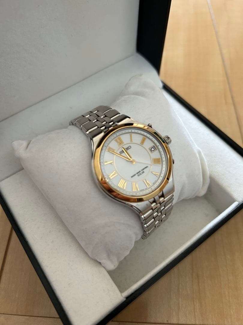 セイコー ドルチェ SADZ019 美品 電波 ソーラー