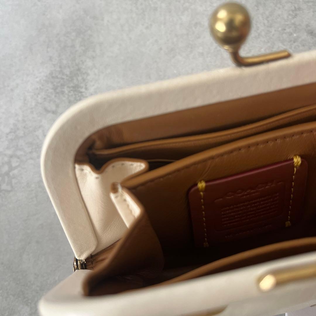 未使用 コーチCOACH リンゴ柄 がま口 ケース