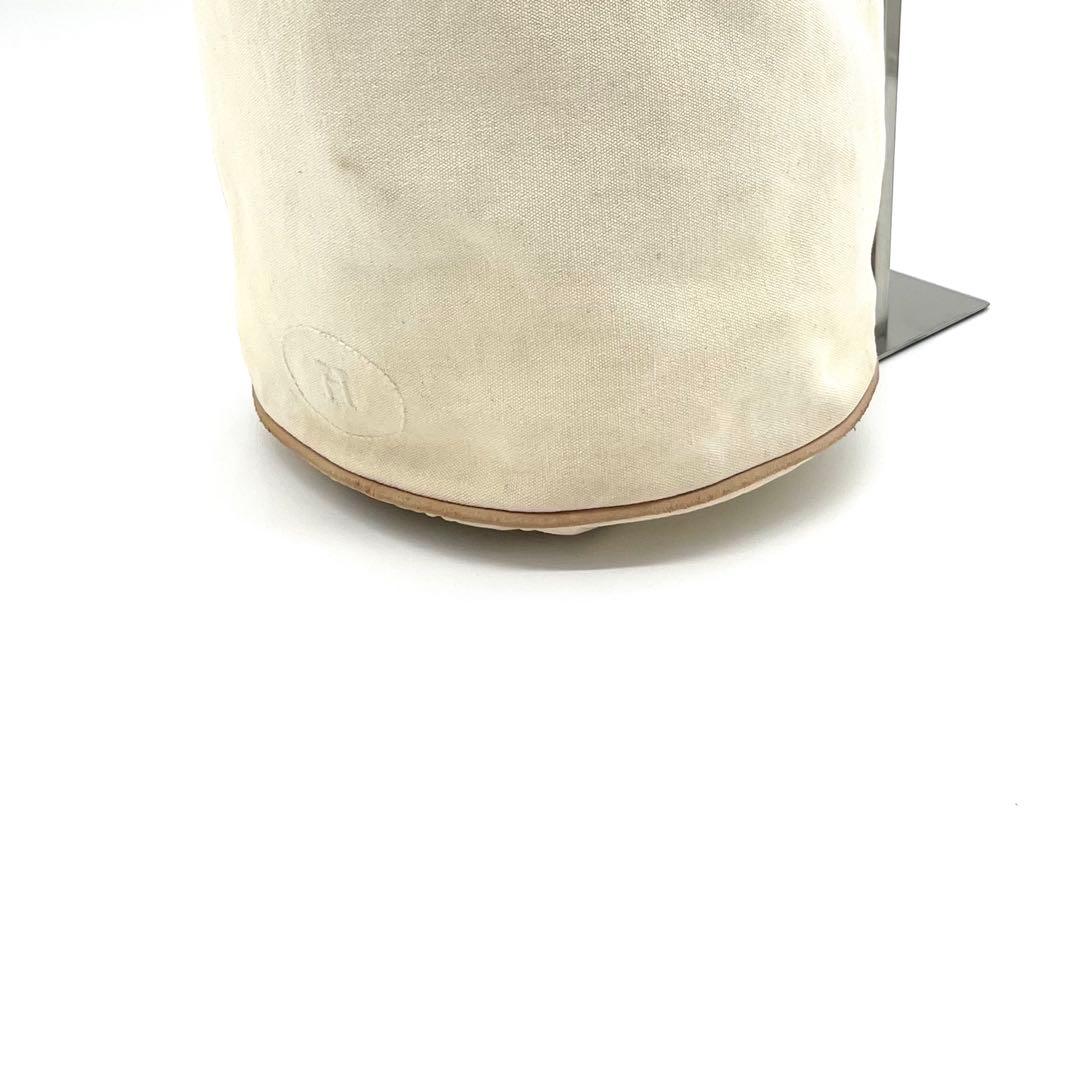 HERMESエルメス ポロションミミルGM巾着ショルダーバッグ アイボリー 希少