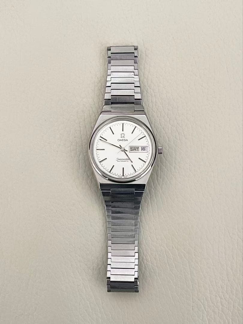 Omega オメガseamasterシーマスター自動巻きシルバー　OH済み