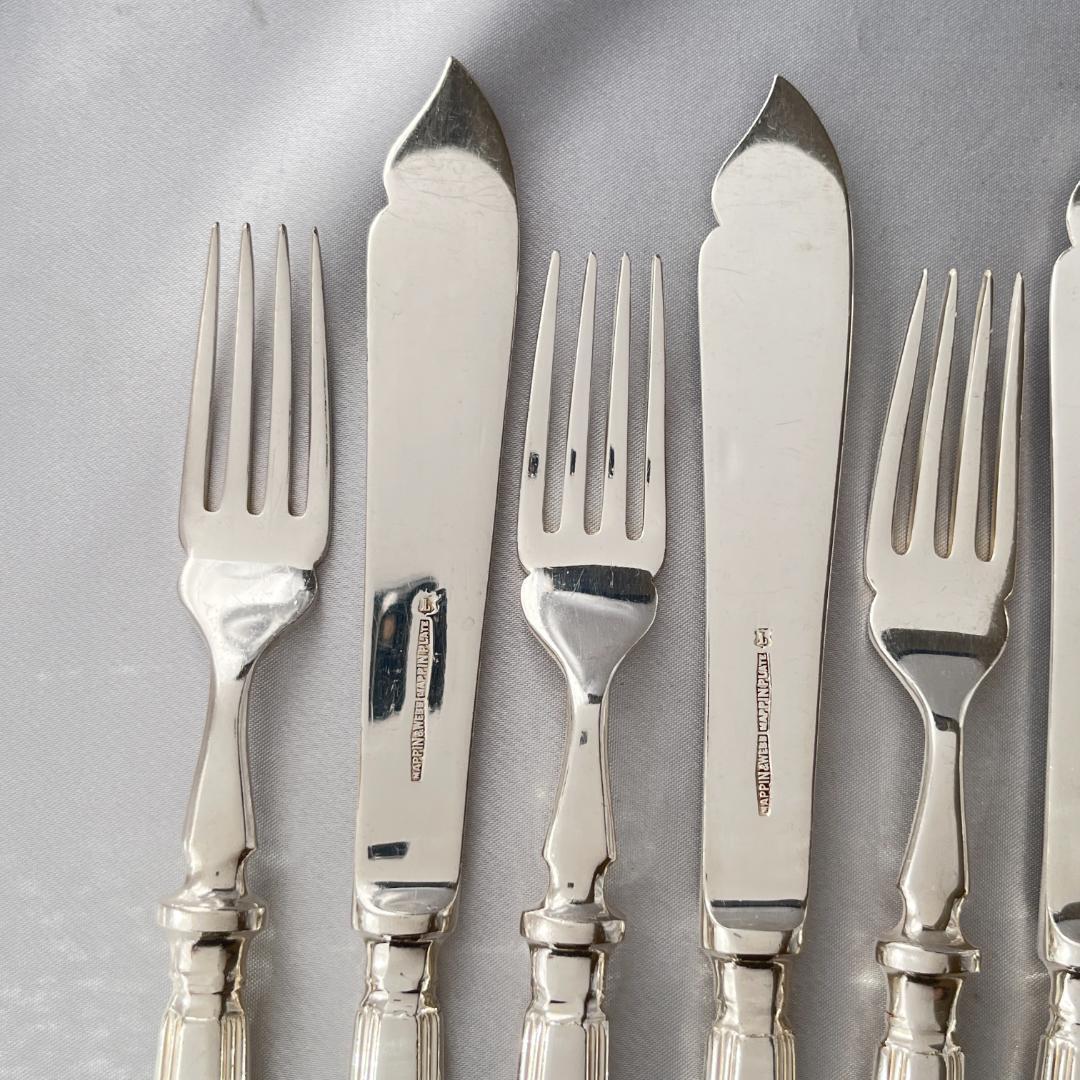 【Mappin & Webb】 アールデコ カトラリーセット 12本組 マッピン