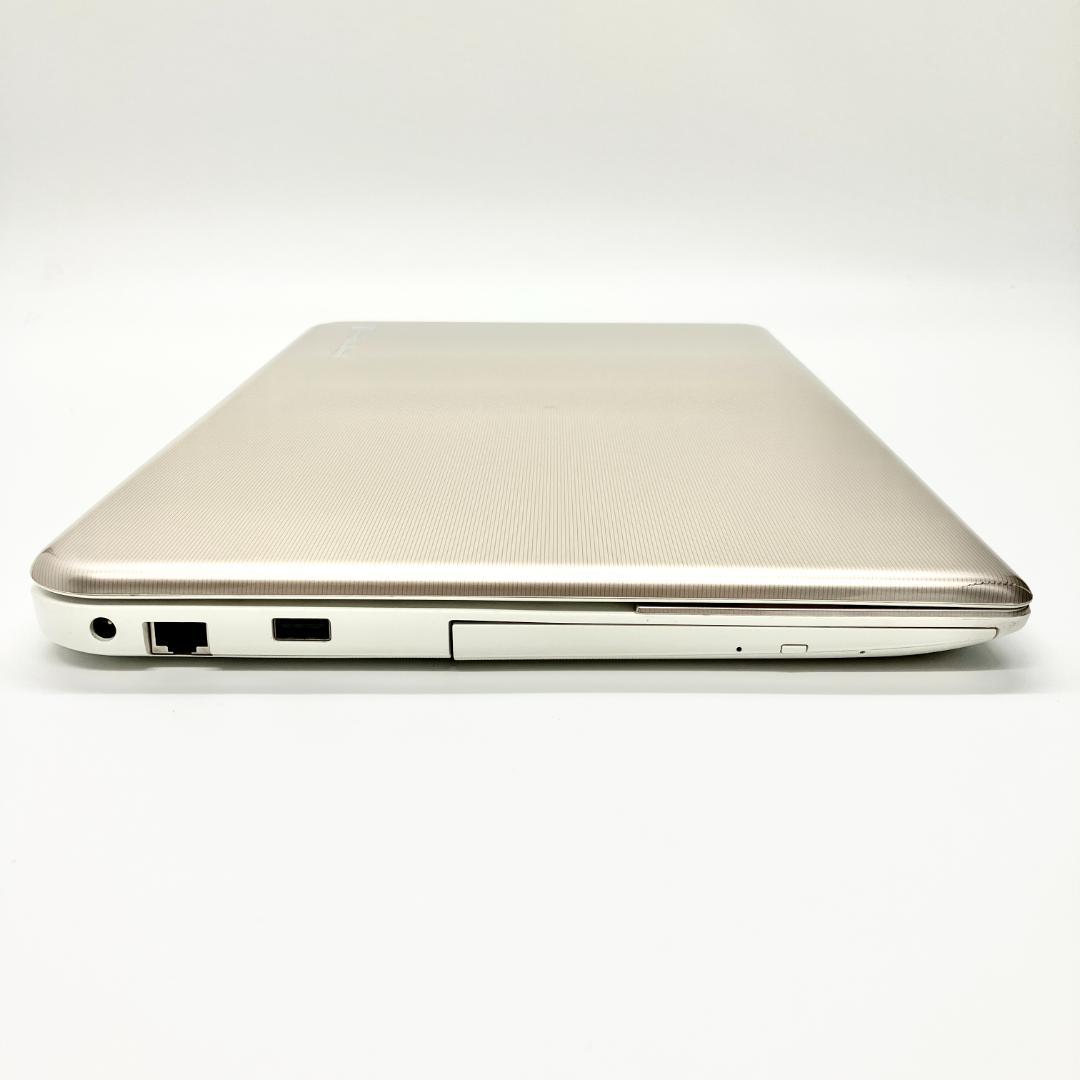 薄型ゴールド✨SSD256＆メモリ8GB❣️動作良好 すぐ使える ノートパソコン