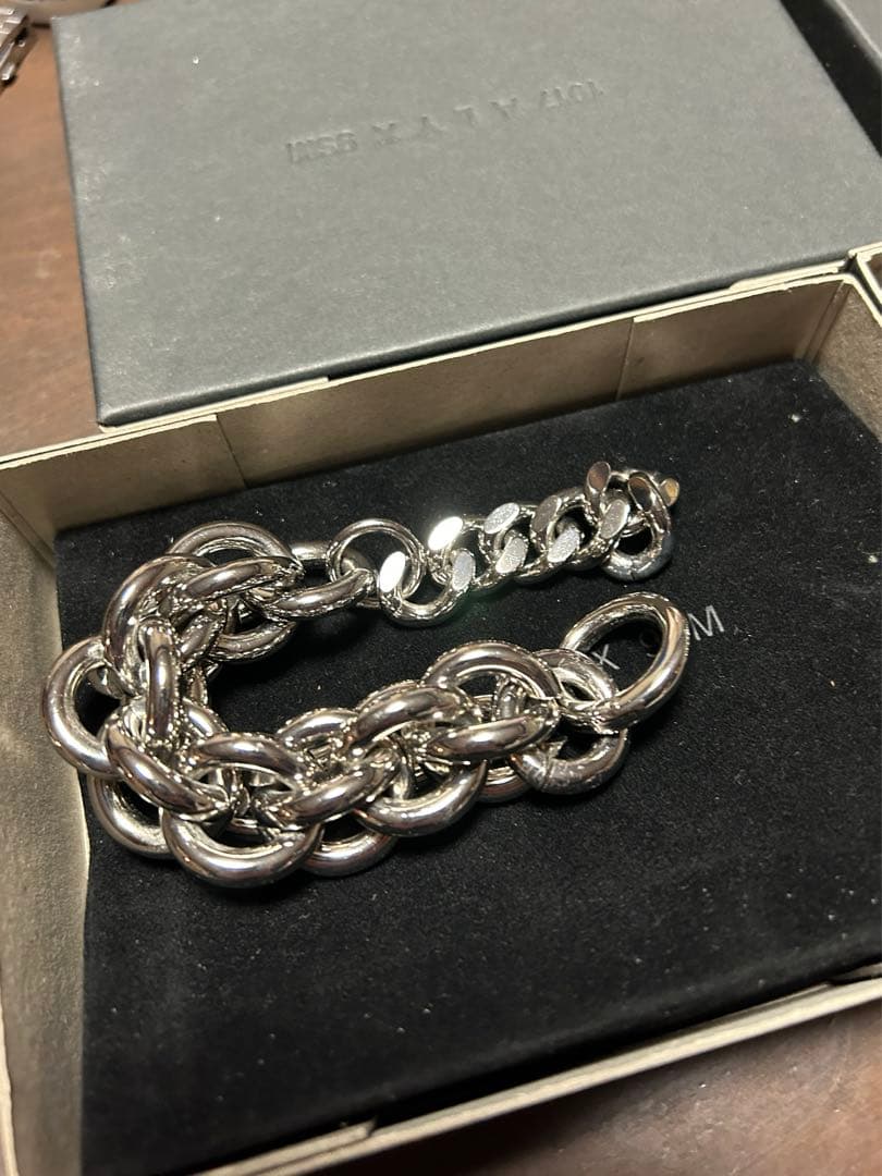 21SS 1017 ALYX 9SM シルバーチェーンブレスレット