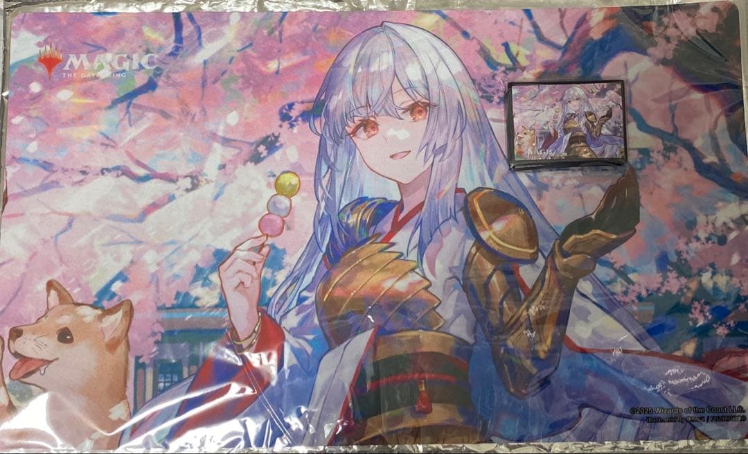 MTG 放浪皇のお花見 放浪皇 藤ちょこイラストプレイマット+スリーブ 未開封