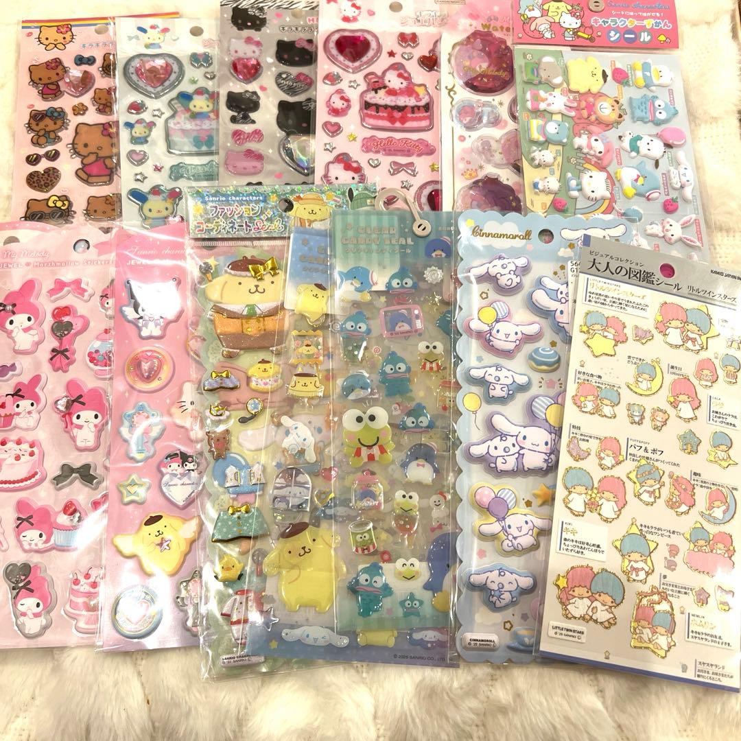 【サンリオ】ボンボンドロッブシールコンプリートセット