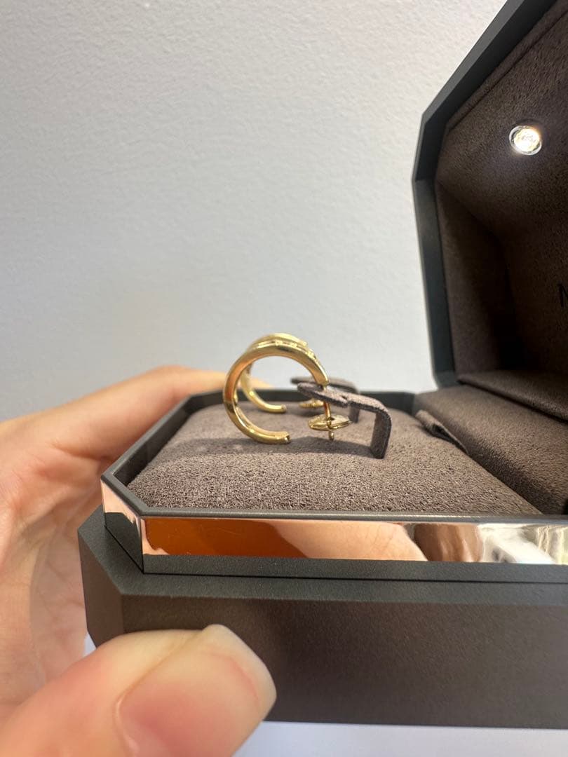 ご希望価格お申し付けくださいMESSIKA イエローゴールド ダイヤモンドピアス