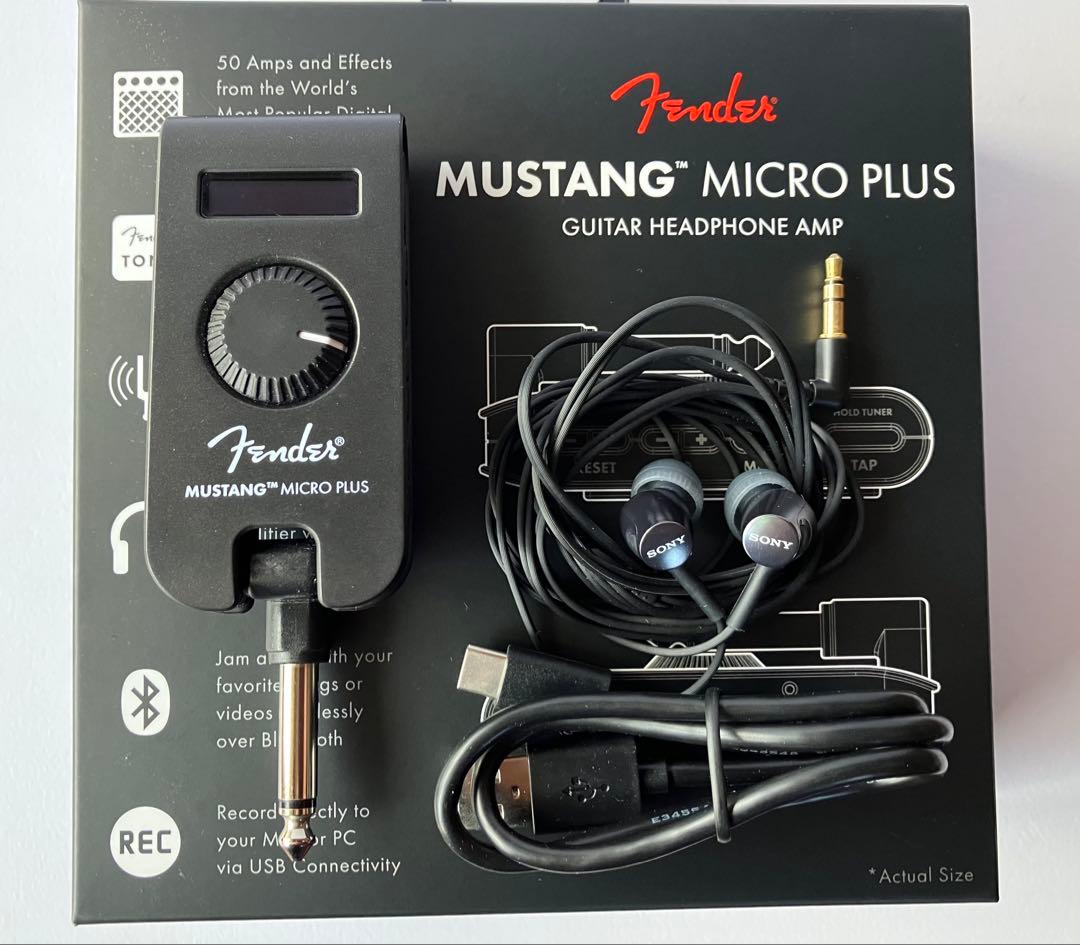 Fender Mustang Micro Plus 美品 SONYイヤホン付