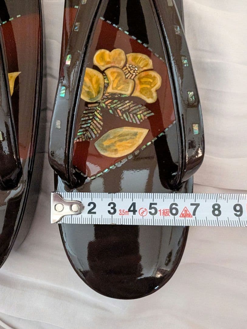 美品♪キンワシ印 和装 草履 バッグ セット 螺鈿細工 振袖 成人式