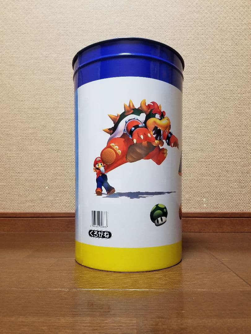 任天堂　Nintendo　スーパーマリオ　くろがね　スチール　ボックス　筒箱