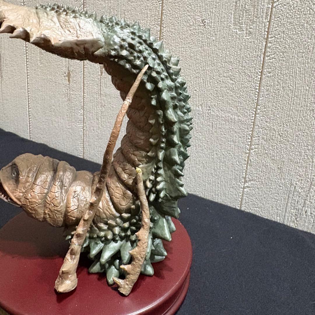 【希少品】古代怪獣　ツインテール　地球防衛軍秘密基地本部　塗装済完成品