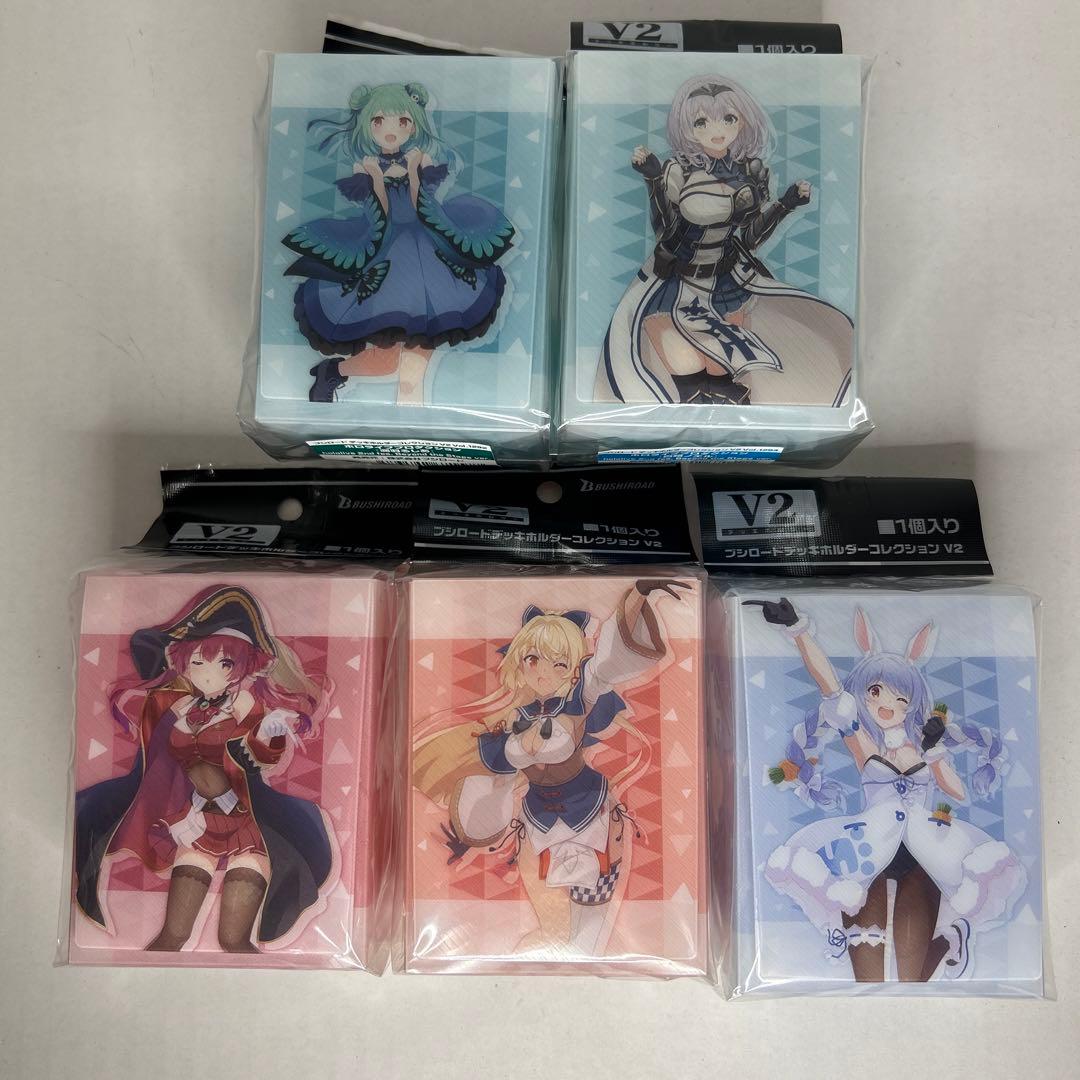 デッキホルダーコレクション ホロライブ ぺこら/マリン/ノエル/フレア/るしあ