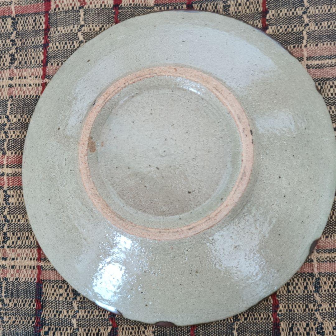 【再値下げ】【人間国宝】濱田庄司　益子焼　青文打皿