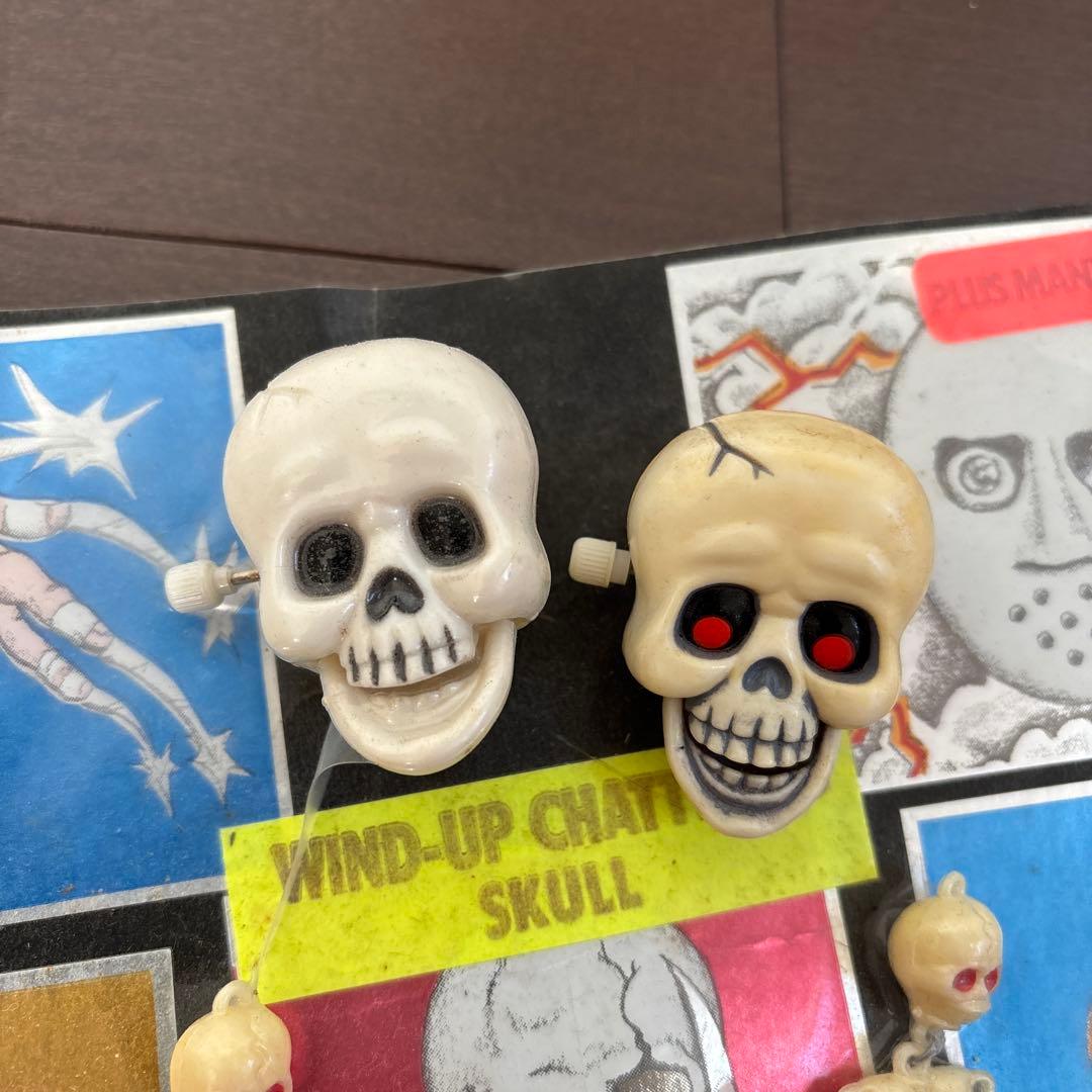 80’s ビンテージ　スカル　おもちゃ　アメリカ