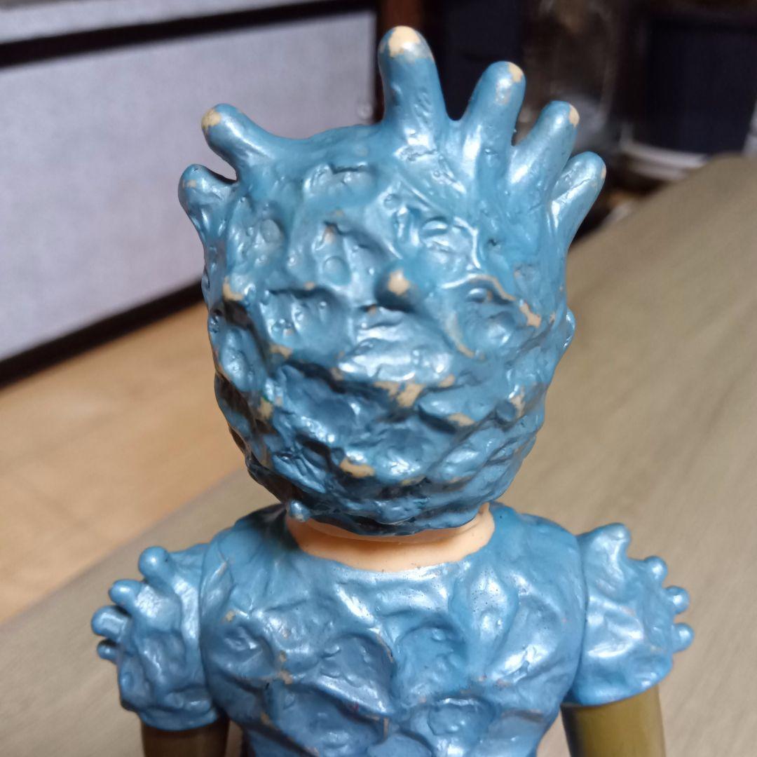 キャプテンウルトラ　キケロ星人ジョー　ソフビ　マルサン　当時物