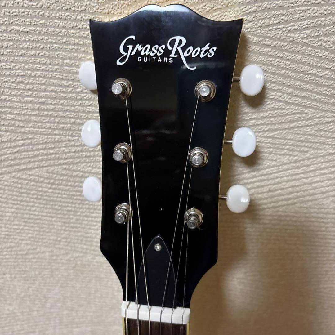 Grass Roots イエロー エレキギター レスポールタイプ