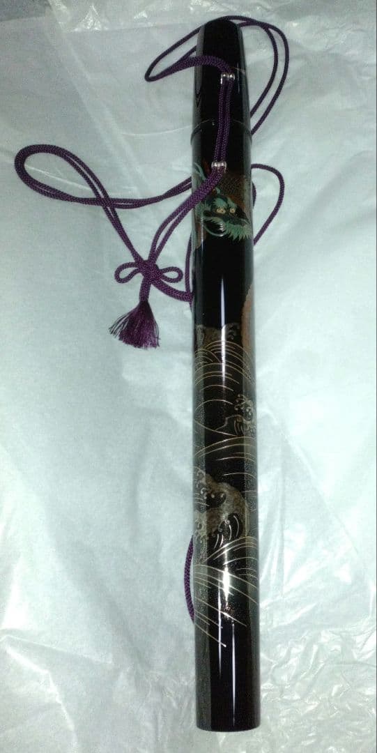 村*様 本漆塗り　龍笛筒