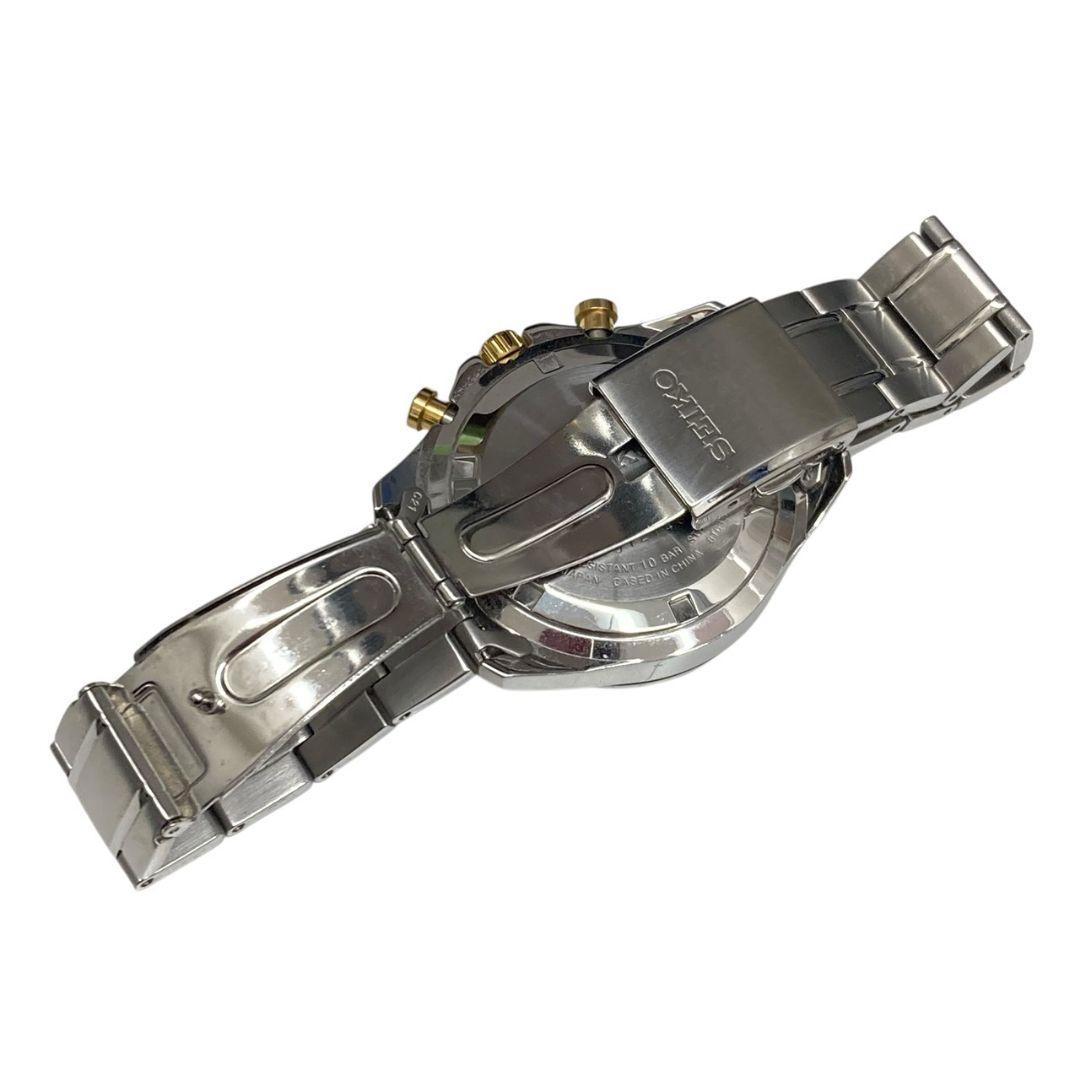 T*s様 O22006 SEIKO クロノグラフ 8T63-00D0 ブラックゴ