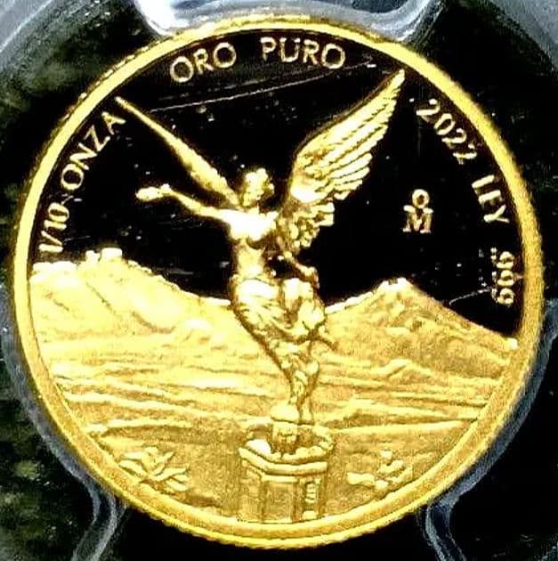 PCGS 2022 最高鑑定　PR70 DCAM 1/10oz　世界38枚