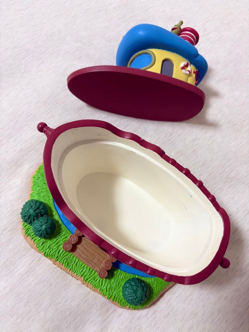 【約30年前の非売品、UCC当選品】ミッキー ミニー ドナルドの家 陶器置物