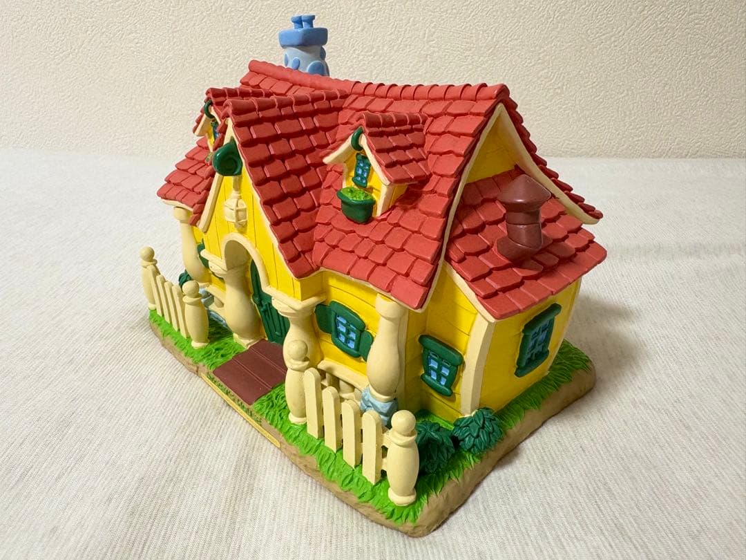 【約30年前の非売品、UCC当選品】ミッキー ミニー ドナルドの家 陶器置物