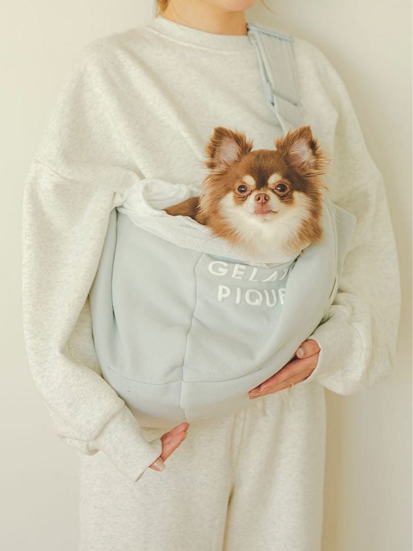 ジェラピケ　スリング　ブルー