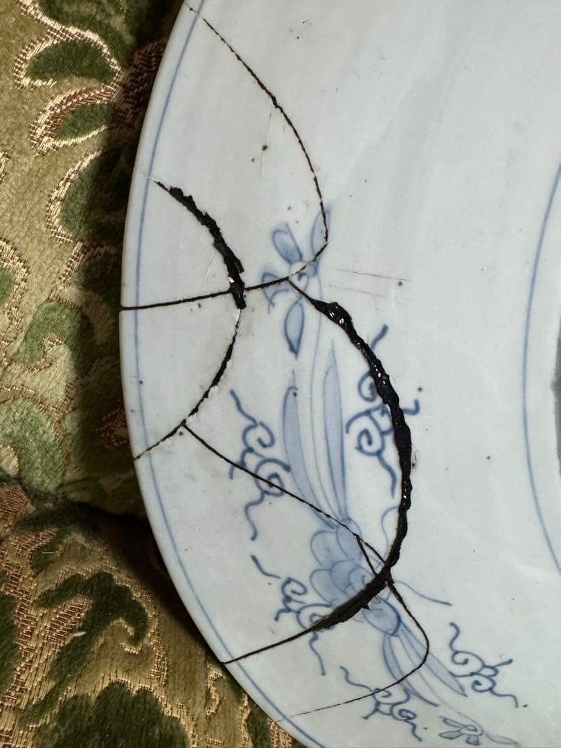 特大大皿！古伊万里　江戸時代　素敵な柄