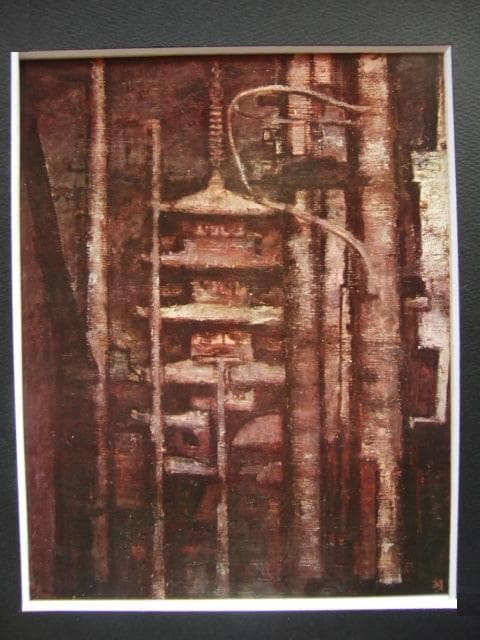 須田国太郎、【法観寺塔姿】、年代物・希少な画集画、新品高級額 額装付