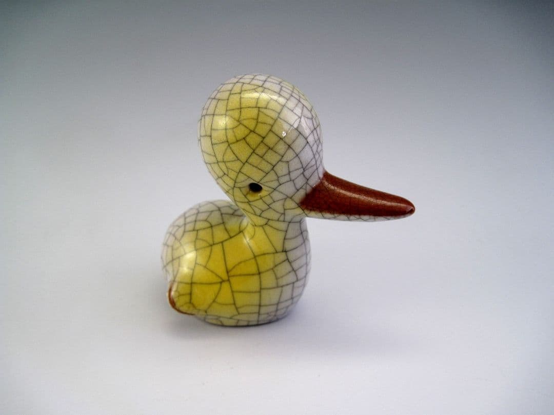 ボッセデザイン！ドイツマヨリカ窯のアヒルの子 50～70年代 Bosse