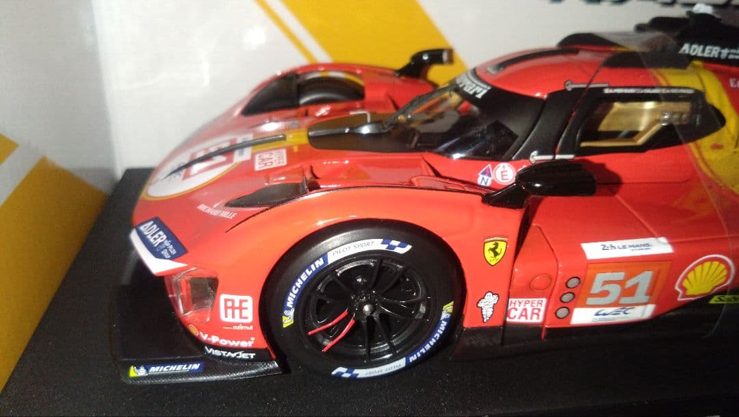 ブラーゴ 1/18 フェラーリ499P LM2023 #51