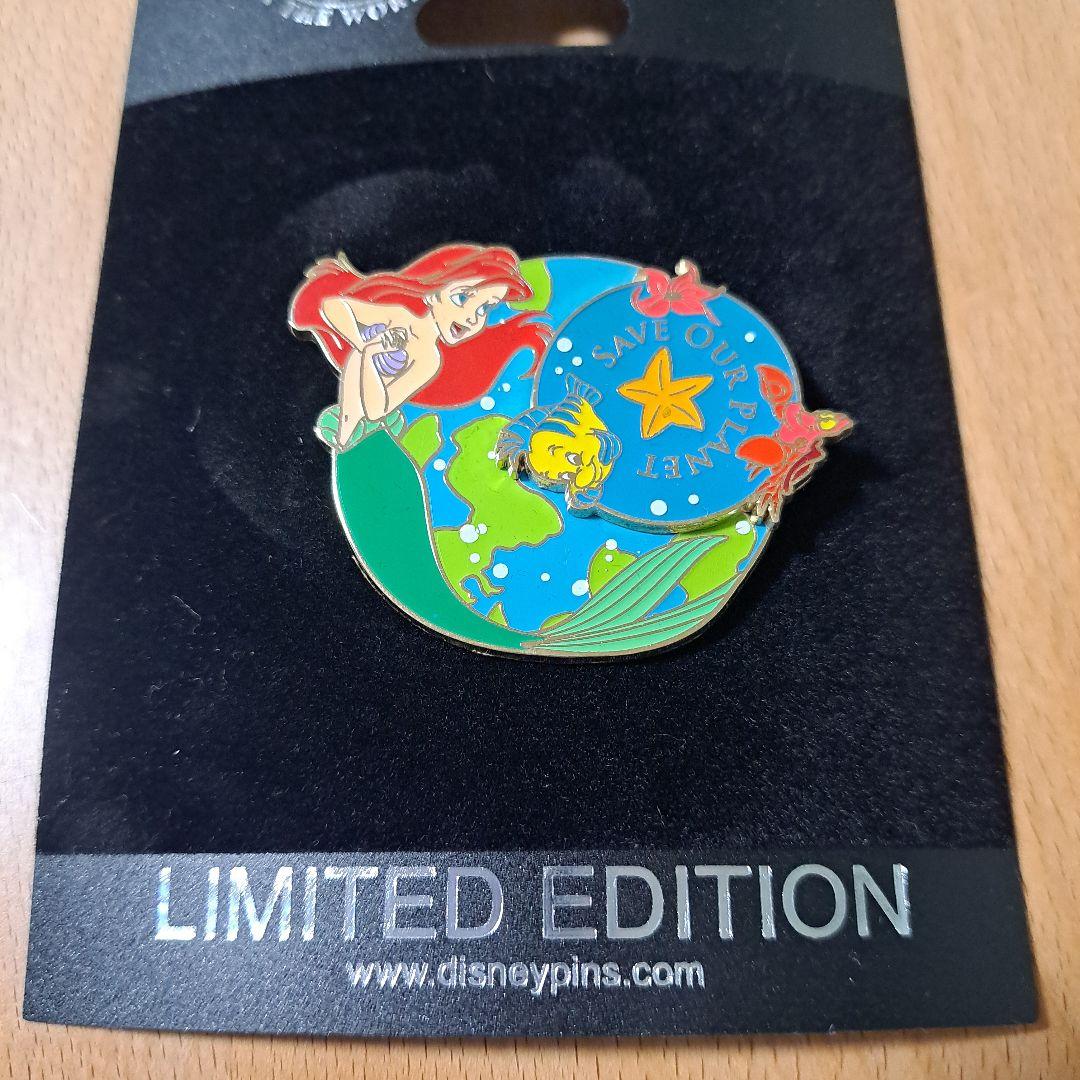 ディズニー　リトルマーメイド　アリエル　スピナーピンバッジ　LE250