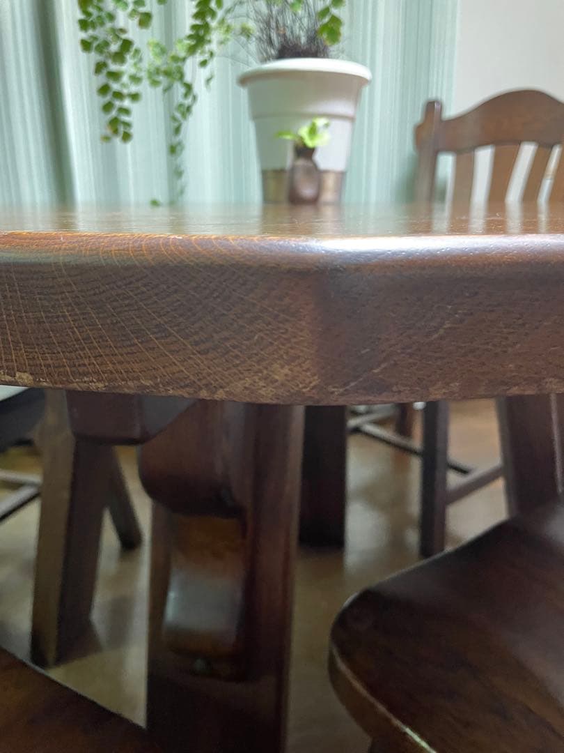 送料無料オランダ製ネザーランズフォークロア　ティエル16角形　ダイニングテーブル