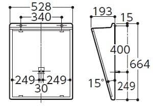 TOTO LM530 傾斜鏡